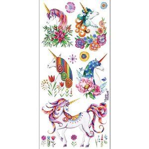 3 for $10‎ - Violette Stickers - Regal Unicorns - 1 Sticker Sheet for Stationary
